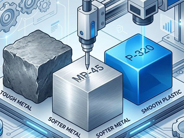 各素材へ、各刻印方式で刻印するイメージ